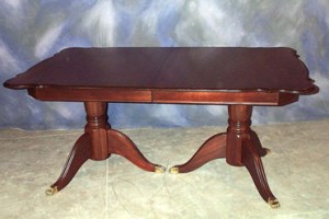 Double Pedestal Table