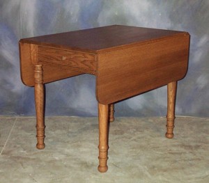 Drop Leaf Table with 2 Drawers