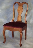 Queen Anne Dinning Chair with Carving