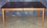 Rectangle Table with Cherry Base and Walnut Top