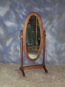 Oval Standing Mirror