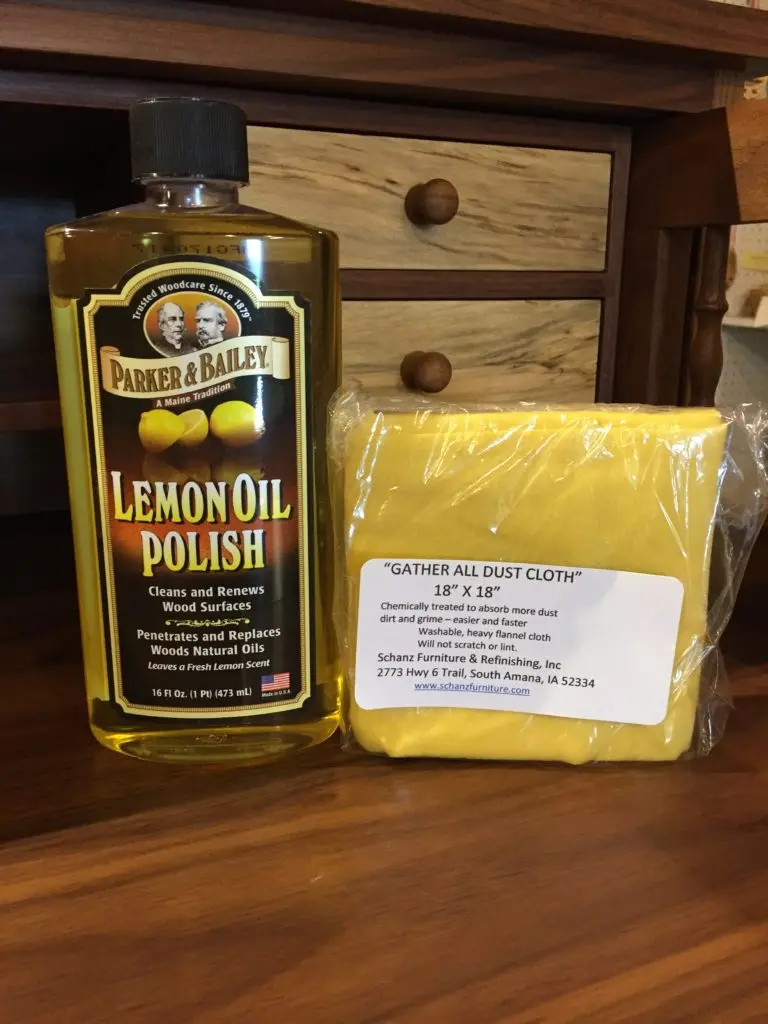 Lemon Oil & “Gather All” Dust Cloth