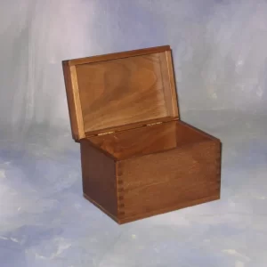 Solid Wood Recipe Box 4x6 Size