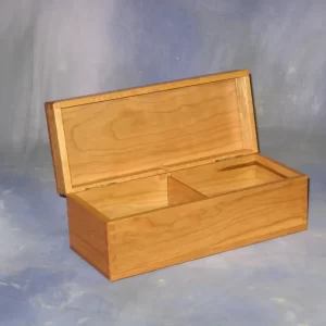 Solid Wood Recipe Box – 4 x 6 Double Size