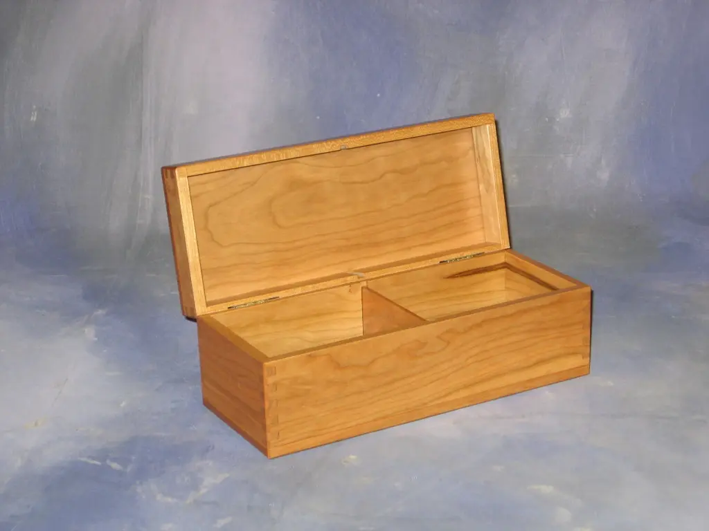 Solid Wood Recipe Box – 4 x 6 Double Size