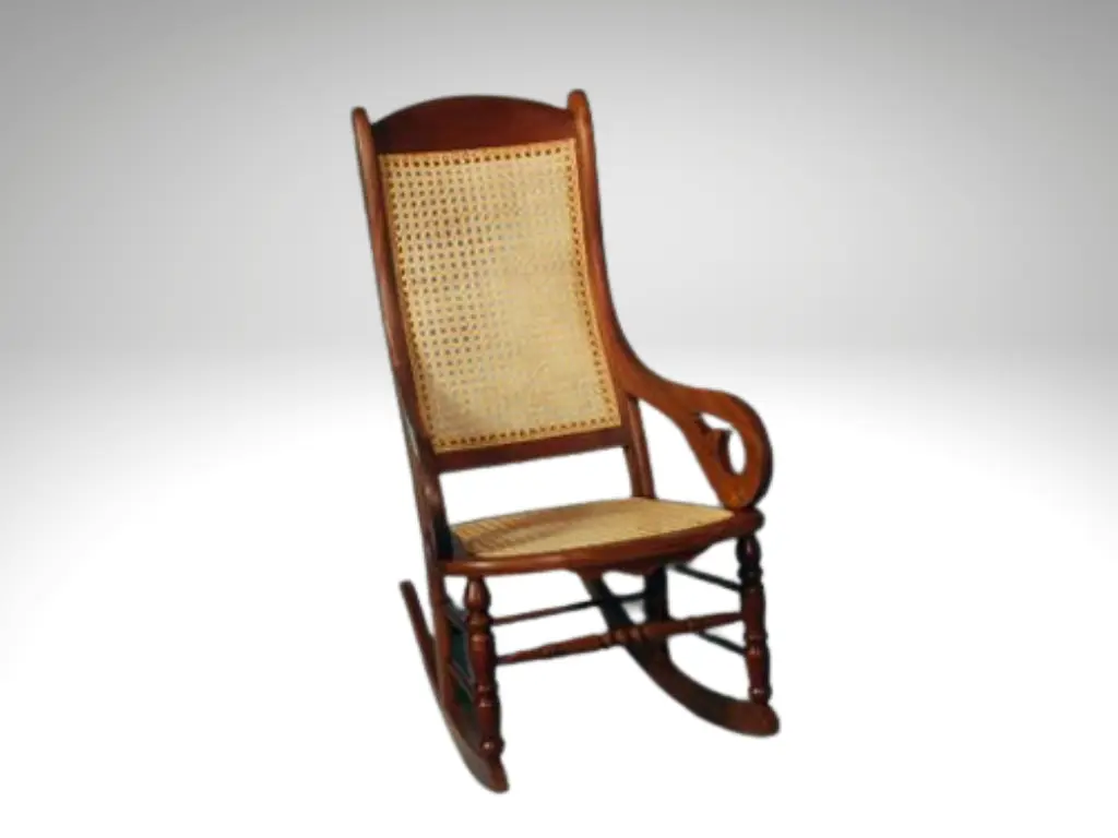 Adult Cane Seat, Cane Back Rocker