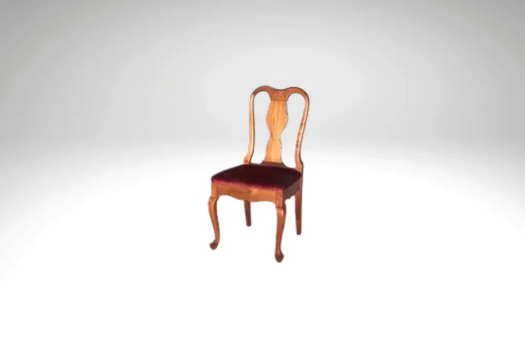 Queen Anne Dinning Chair with Carving