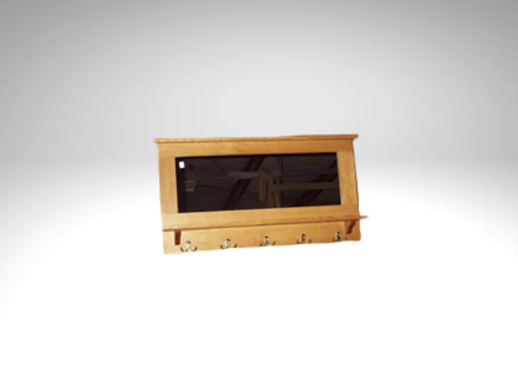 Schanz Furniture & Refinishing South Amana Iowa Mirror with Hooks Schanz Furniture & Refinishing South Amana Iowa Mirror with Hooks