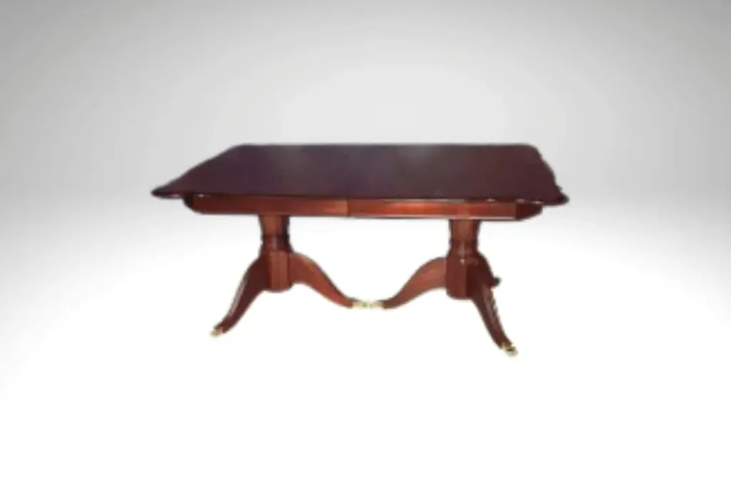 Double Pedestal Table