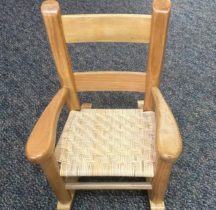 Herringbone Childs Rocker