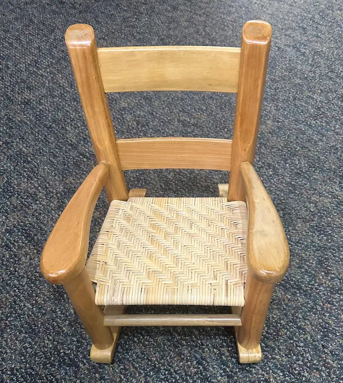 Herringbone Childs Rocker